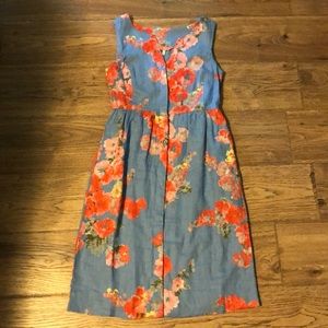 Floral Joules Button Down Dress